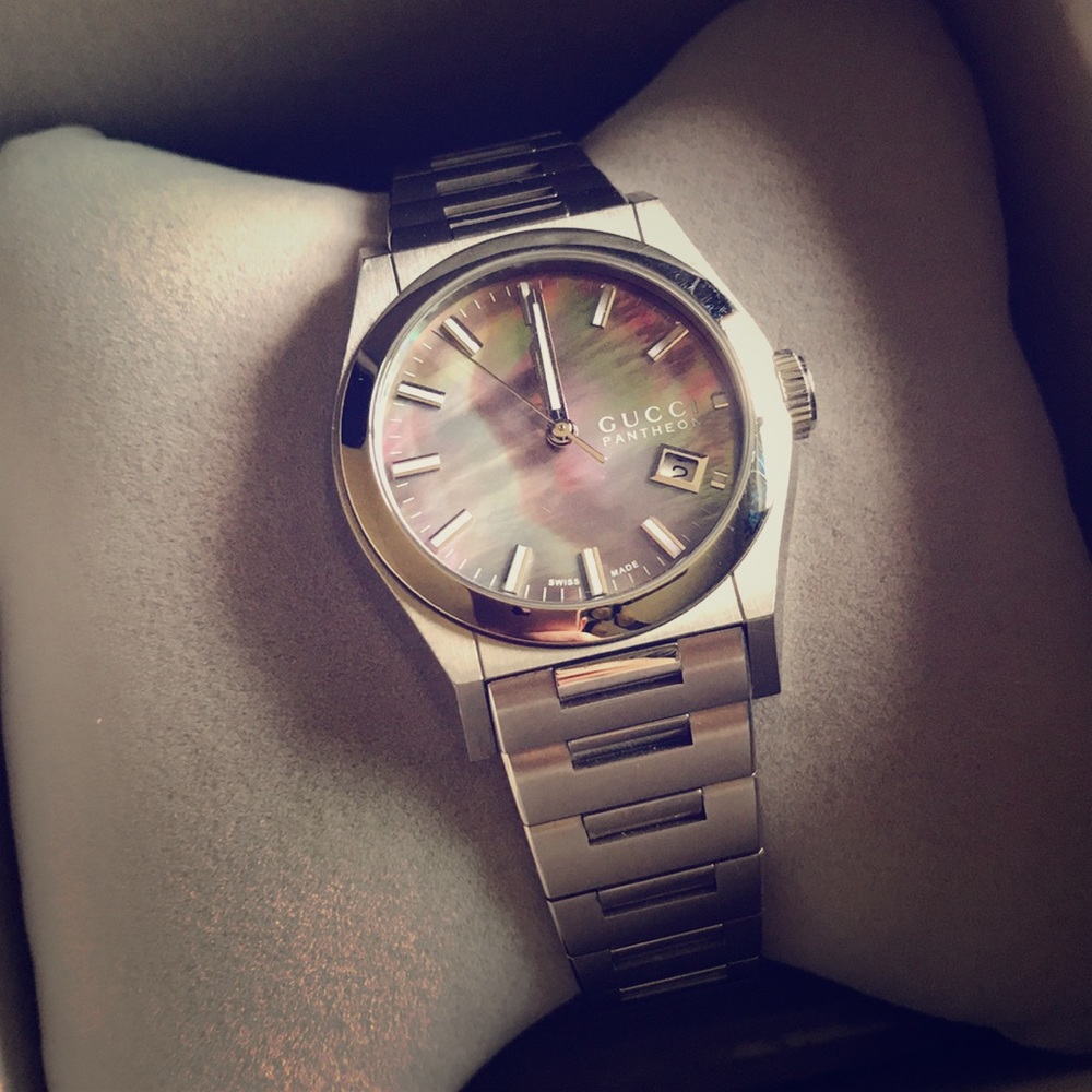 Gucci Pantheon Wrist Watch Oyster Face